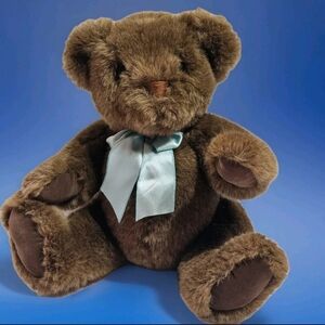 Douglas Co. Brown Teddy Bear Cuddle Toys Stuffed Plush 10" Sitting EUC